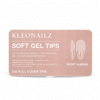 Tips soft gel almendra corta
